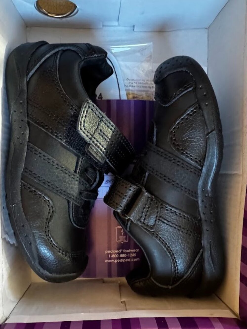 Pediped Channing Flex Kids Toddler Black Size US 7.5-8 Boys Unisex new